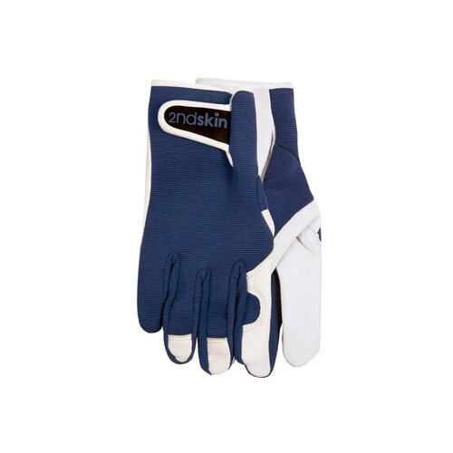 2nd Skin Goat Skin Gloves -Navy