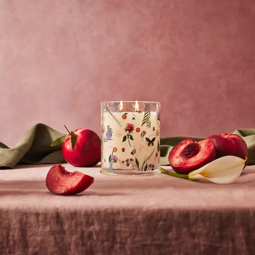 Glasshouse l  Country Couture [Cashmere &amp; Nectarine] - Scented candle 380g