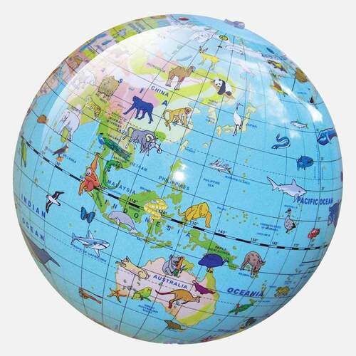 TIGER TRIBE | World Globe - Animals of the World 30cm