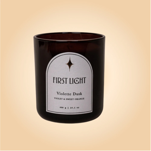 FIRST LIGHT | Violette Dusk Scented Candle 400g