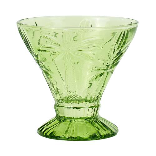 ANNABEL TRENDS | Palm Cocktail Glass - Green Set of 4