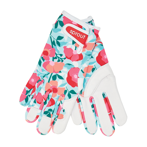 Sprout Goatskin Gloves [Colour: Sherbet Poppies]