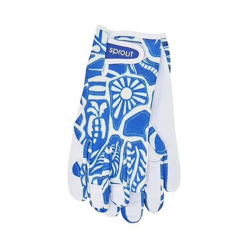 Sprout Goatskin Garden Gloves -  Blue Oasis