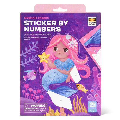 TIGER TRIBE| Sticker By Numbers - Mermaid Friends