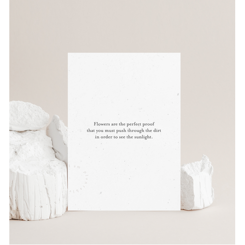 Axel &amp; Ash l PLANTABLE Greeting Card || FLOWERS 