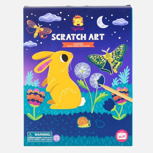TIGER TRIBE | Scratch Art - Garden