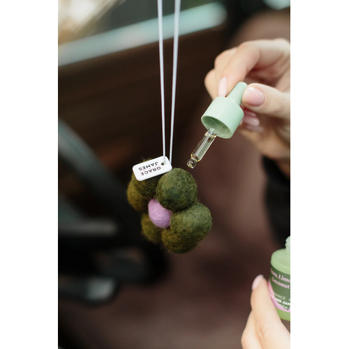Grace and James | Bloom Collection | Yuzu, Lime &amp; Coconut - Felt Air Freshener