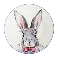ANNABEL TRENDS | Ceramic Plate - Bunny Blue