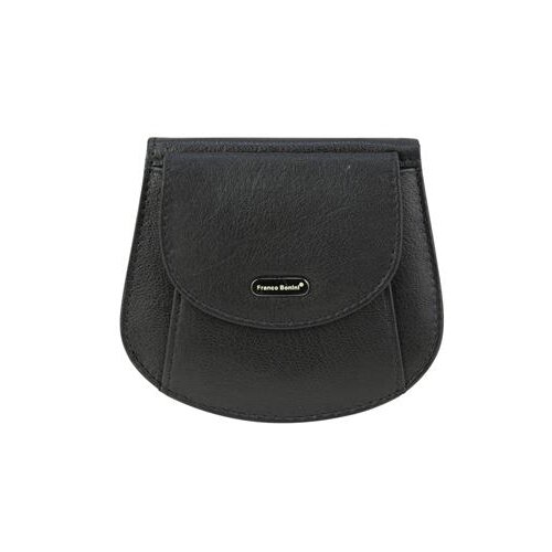 FRANCO BONINI | Half Moon - Coin Purse - Black