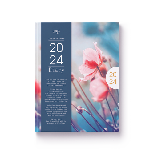 AFFIRMATIONS | 2024 Diary - Blue