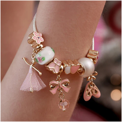 LAUREN HINKLEY | Bella Ballerina Charm Bracelet