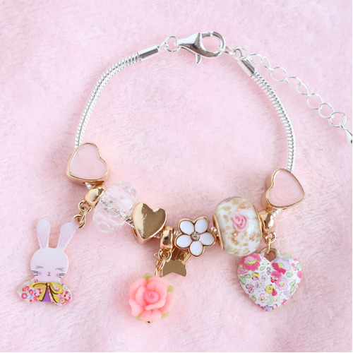 LAUREN HINKLEY | Petite Fleur BunBun Charm Bracelet