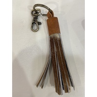 THE DESIGN EDGE | Bali Tassel - Jersey Hairon & Tan Leather