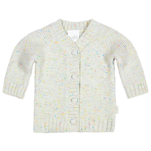 TOSHI | Organic Cardigan Andy - Snowflake