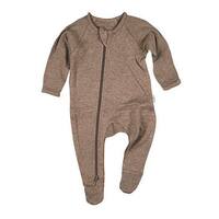 TOSHI | Dreamtime Organic Onesie Long Sleeve - Cocoa