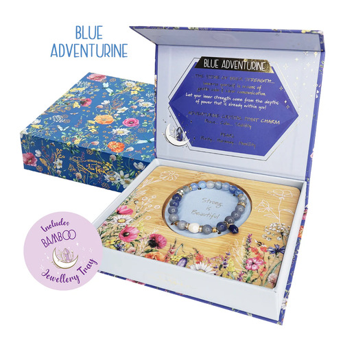 LISA POLLOCK | Blue Aventurine Crystal Bracelet Gift Set
