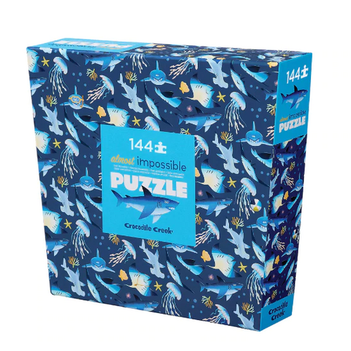 CROCODILE CREEK | Almost Impossible Puzzle 144pc - Shark Reef