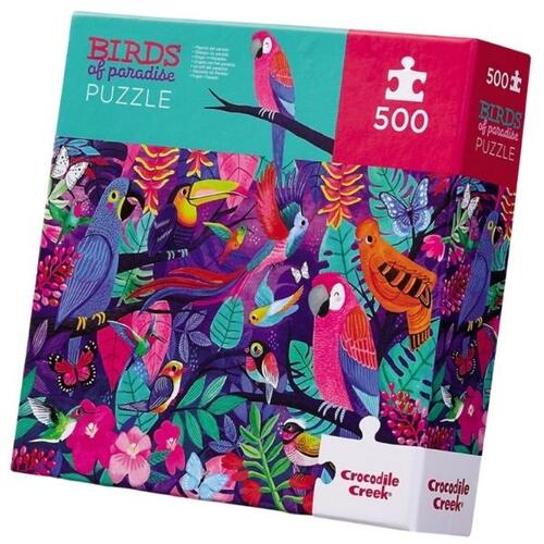 CROCODILE CREEK [ Family Puzzle 500pc - Birds Of Paradise