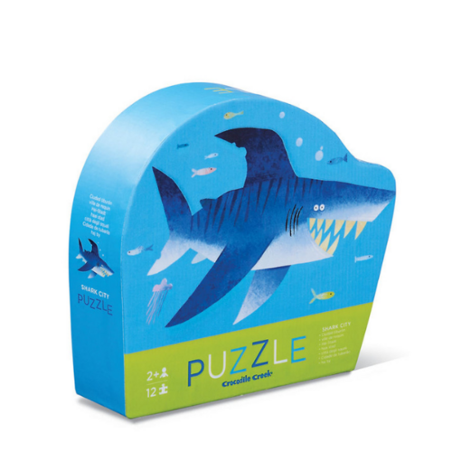CROCODILE CREEK [ Mini Puzzle 12 pc - Shark City