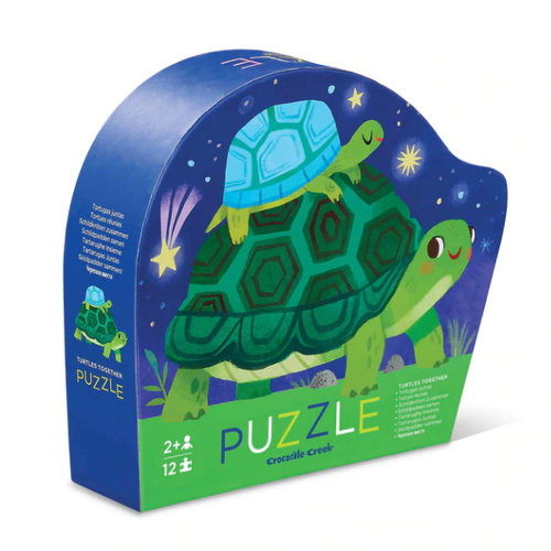 CROCODILE CREEK | Mini Puzzle 12pc - Turtles Together