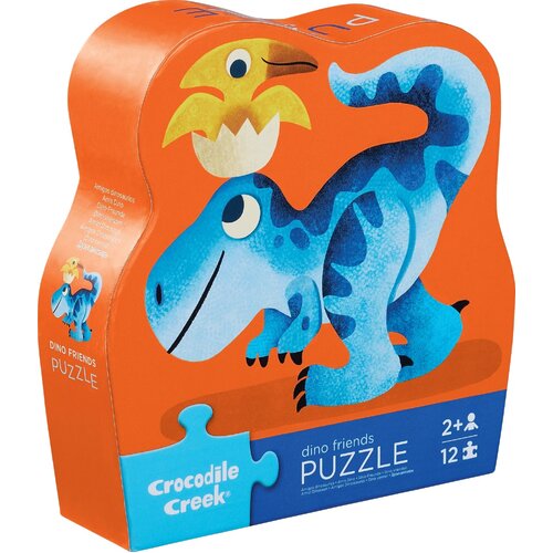 12 Piece Mini Shaped Puzzle Dino Friends