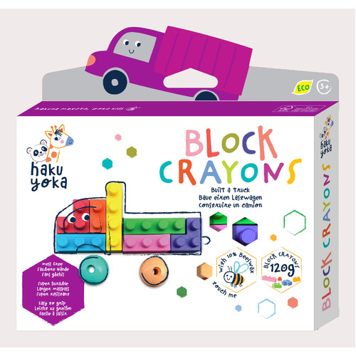 HAKU YOKA | Block Crayons - Truck