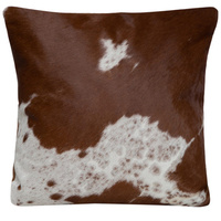 THE DESIGN EDGE | Cushion - Brown Jersey Hairon - Single Panel