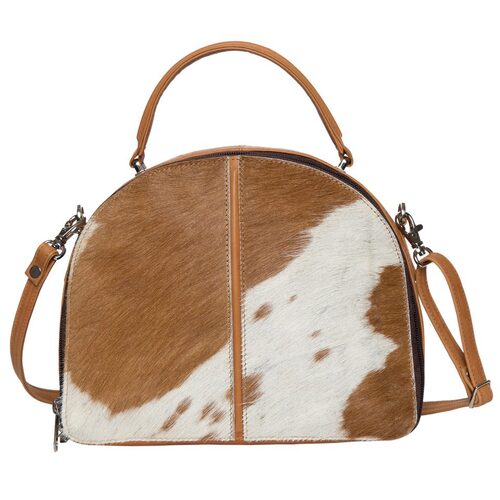 DESIGN EDGE | Vietnam Structured Cowhide Bag - Tan & Jersey