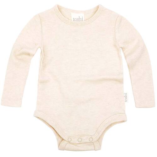 TOSHI | Dreamtime Organic Bodysuit Long Sleeve - Feather