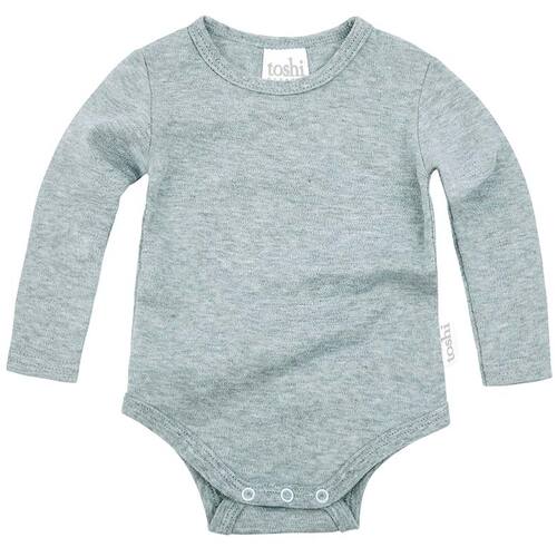 TOSHI | Dreamtime Organic Bodysuit Long Sleeve - Ice