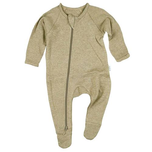 TOSHI | Dreamtime Organic Onesie Long Sleeve - Olive