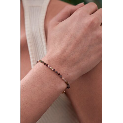 Wellness Tourmaline Gemstone Amelia Bracelet
