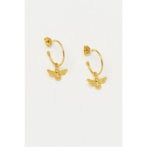 Estella Bartlett | Bee Drop Hoop Earrings
