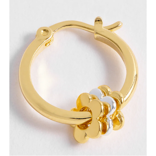 Estella Bartlett | Multi Flower Hoop Earrings