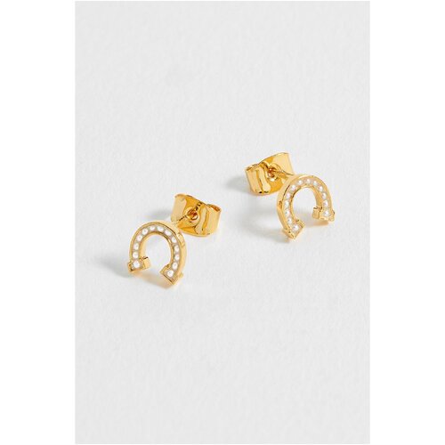 Estella Bartlett | Pearl Horseshoe Stud Earrings