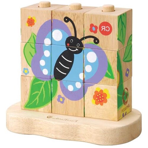 EVEREARTH | From Caterpillar to Butterfly Stacking Puzzle
