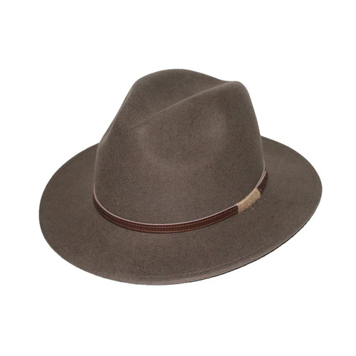 EVOKE | Paterson Unisex Fedora - Burnt Sage