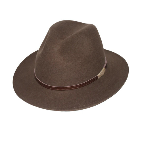 EVOKE | Paterson Unisex Fedora - Chocolate