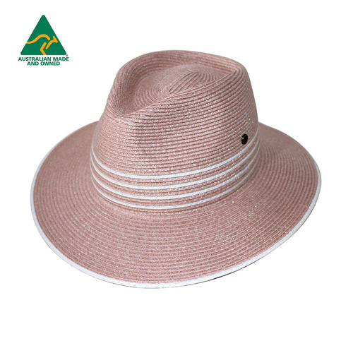 EVOKE | Karrie Ladies Fedora - Pink