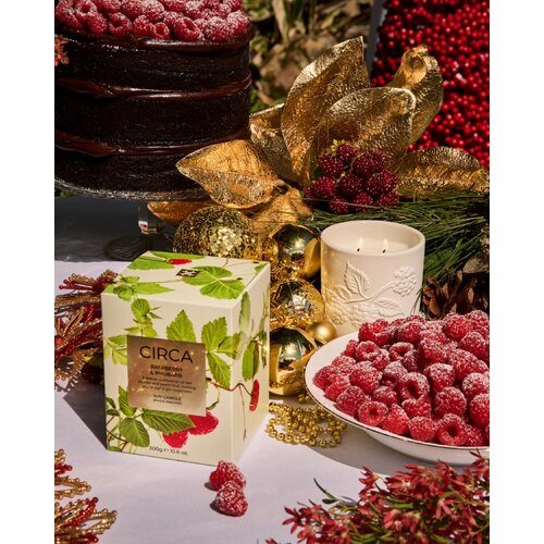 Raspberry &amp; Rhubarb Soy Candle 300g
