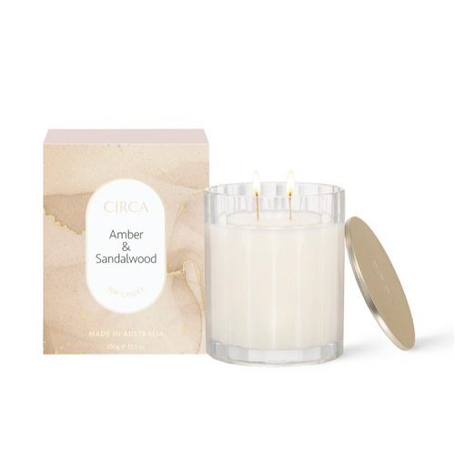 CIRCA | Amber &amp; Sandalwood Soy Candle 350g