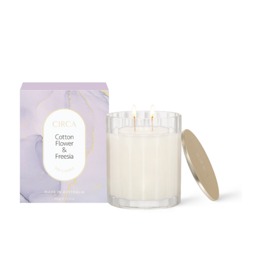 CIRCA | Cotton Flower & Freesia Soy Candle 350g