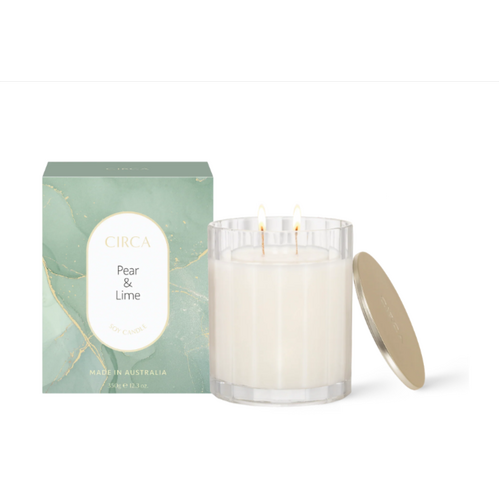 CIRCA | Pear &amp; Lime Scented Soy Candle 350g
