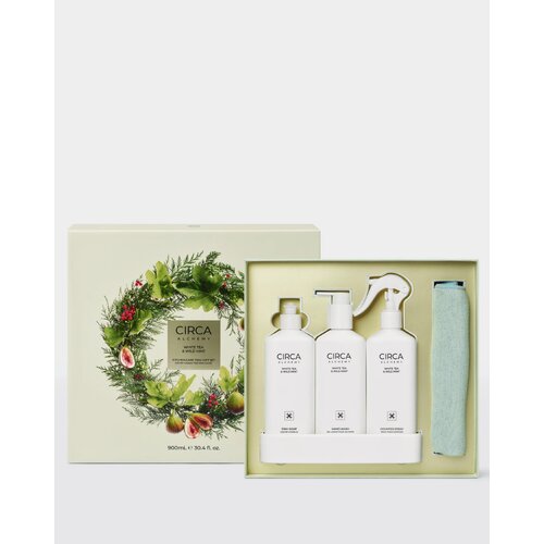 White Tea &amp; Wild Mint Kitchen Trio Gift Set 900mL