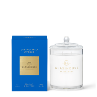 GLASSHOUSE | Scented Candle - Diving into Cyprus - Sea Salt and Saffron 380gm