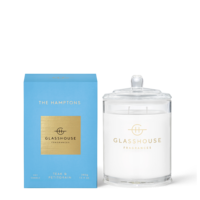 GLASSHOUSE | Scented Candle - The Hamptons - Teak &amp; Petitgrain 380g