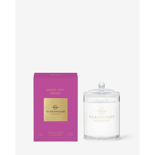 Glasshouse l Music City Magic 380g Scented Candle