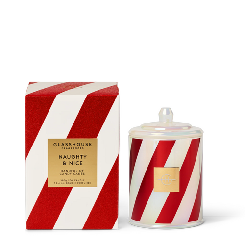Glasshouse Fragrances Limited Edition Naughty &amp; Nice 380g Scented Soy Candle