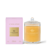 GLASSHOUSE | Scented Candle - A Tahaa Affair - Vanilla Caramel 380g
