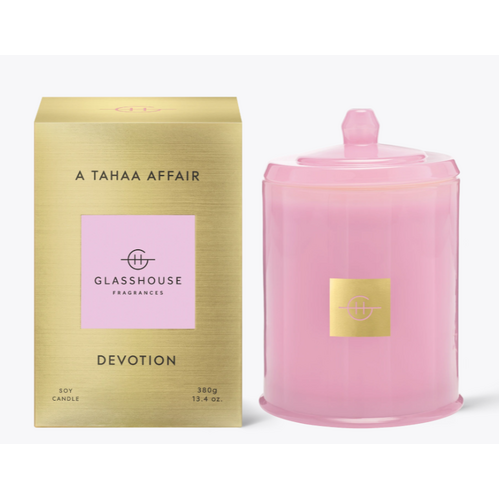 GLASSHOUSE | A Tahaa Affair Devotion - Scented Candle 380g